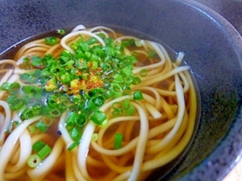 あっさり出汁のうどん